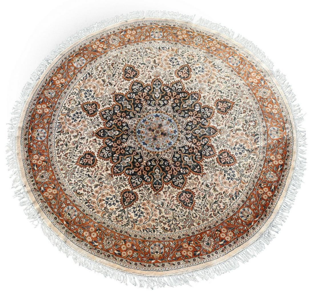 MACHINE-WOVEN ROUND RUG, 7'1"DIAM (1 of 3)