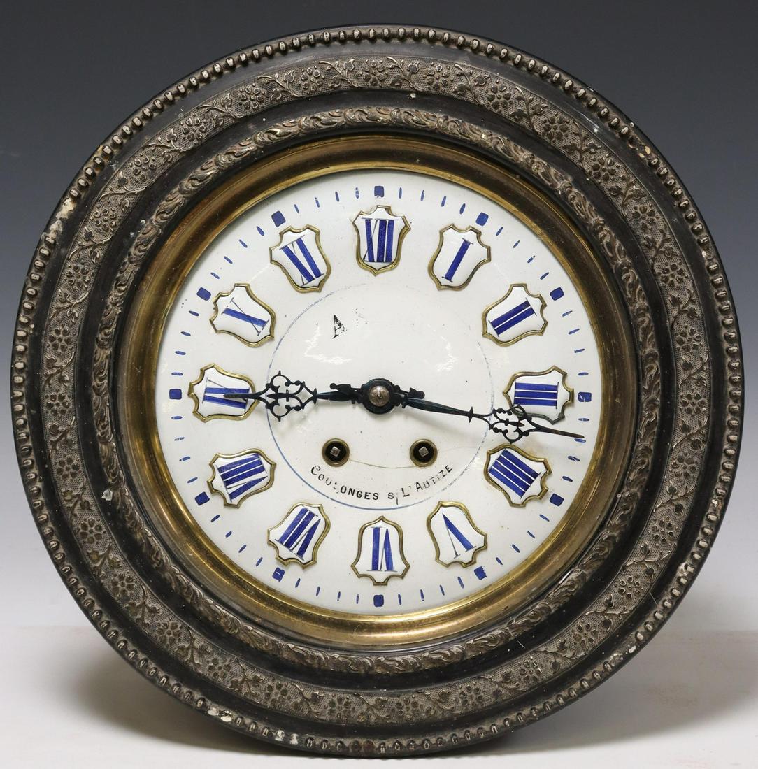FRENCH NAPOLEON III PERIOD WALL CLOCK (1 of 4)