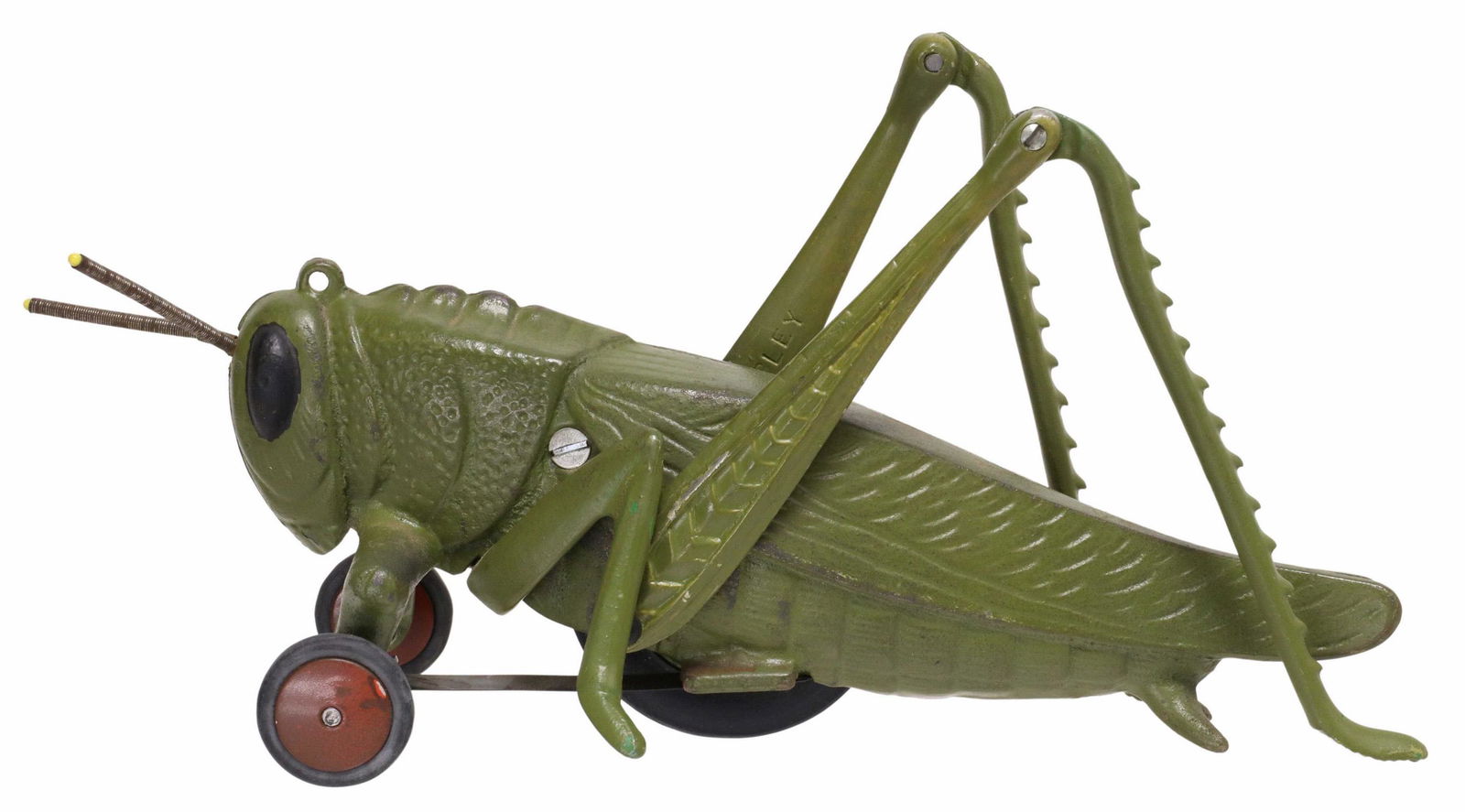 AMERICAN CAST IRON GRASSHOPPER PULL TOY (1 of 6)