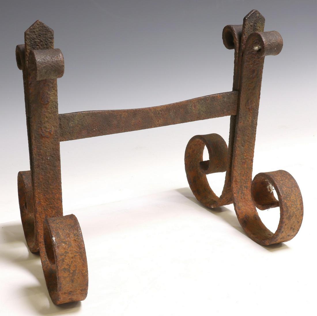 RUSTIC WROUGHT IRON BOOT SCRAPER (1 of 3)