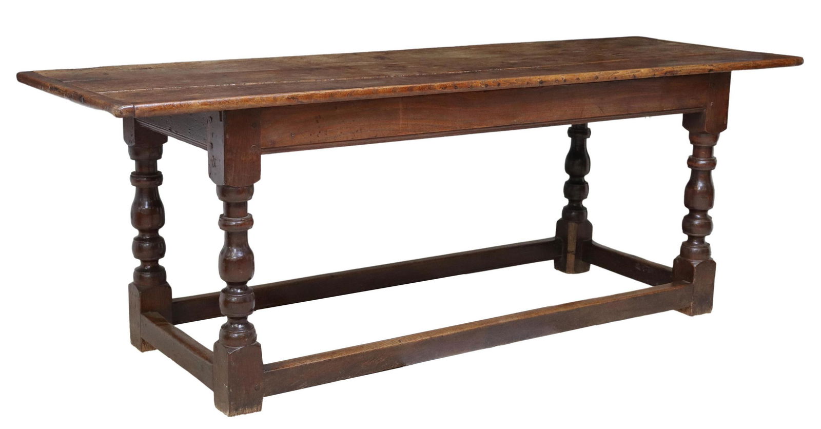 ENGLISH OAK THREE-PLANK REFECTORY TABLE (1 of 4)