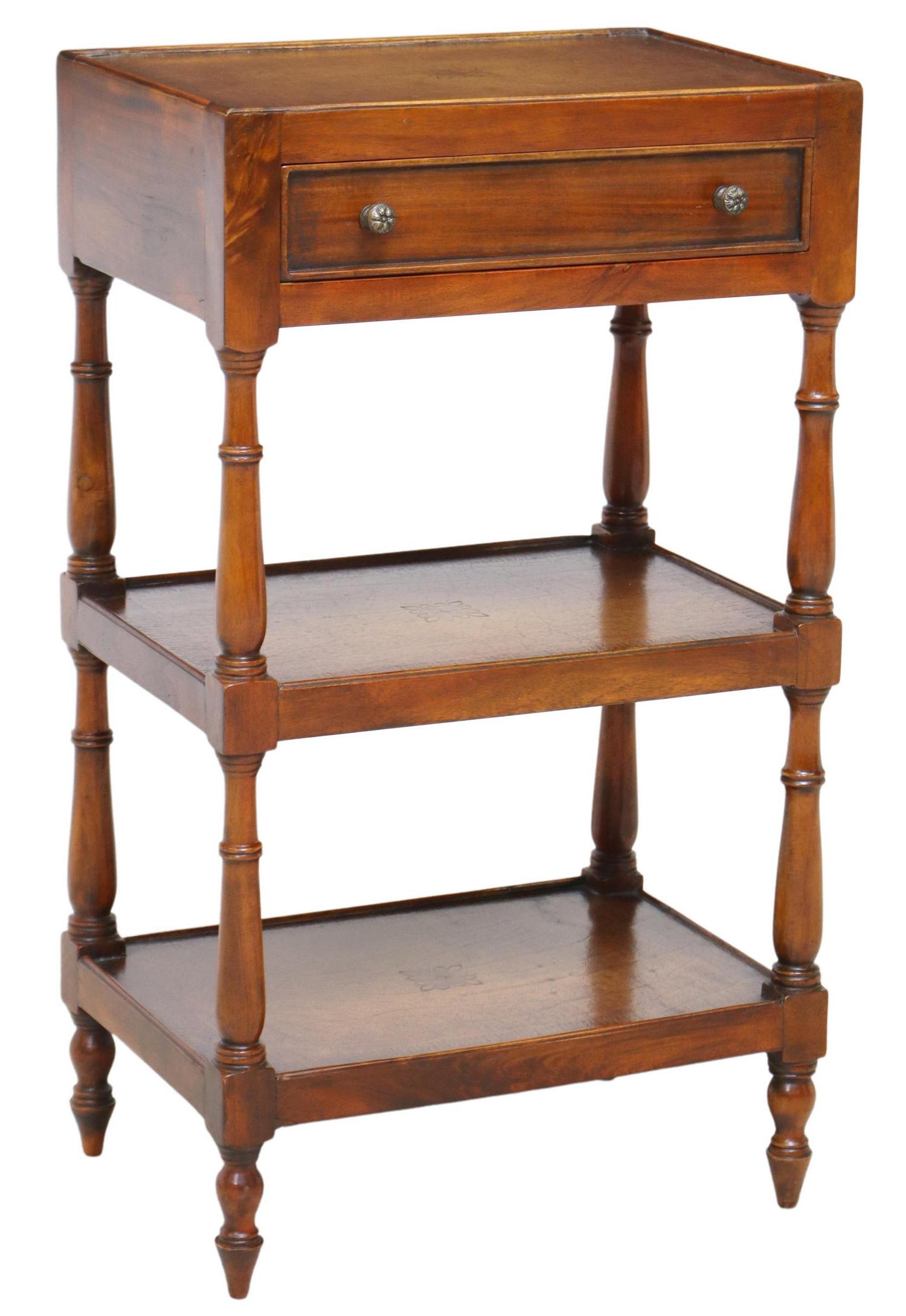 THEODORE ALEXANDER (ATTRIB.) WALNUT SIDE TABLE (1 of 5)