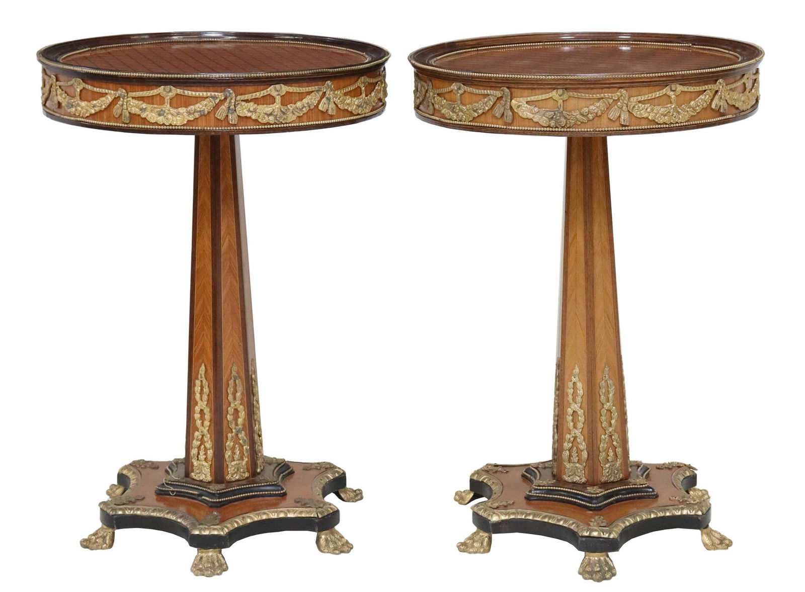 (2) LOUIS XVI STYLE ORMOLU-MOUNTED GUERIDONS (1 of 4)