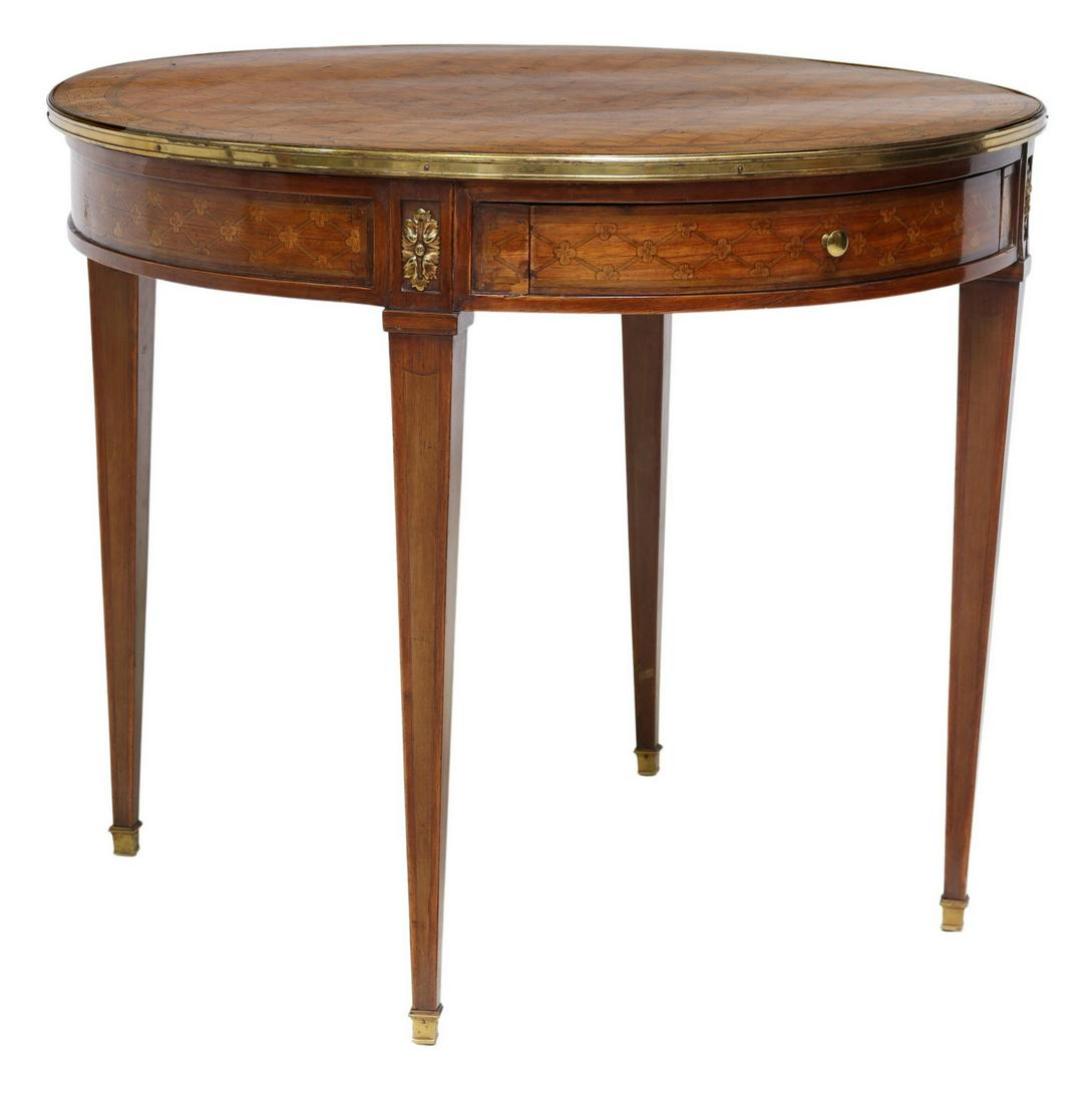 FRENCH LOUIS XVI STYLE PARQUETRY OCCASIONAL TABLE (1 of 5)