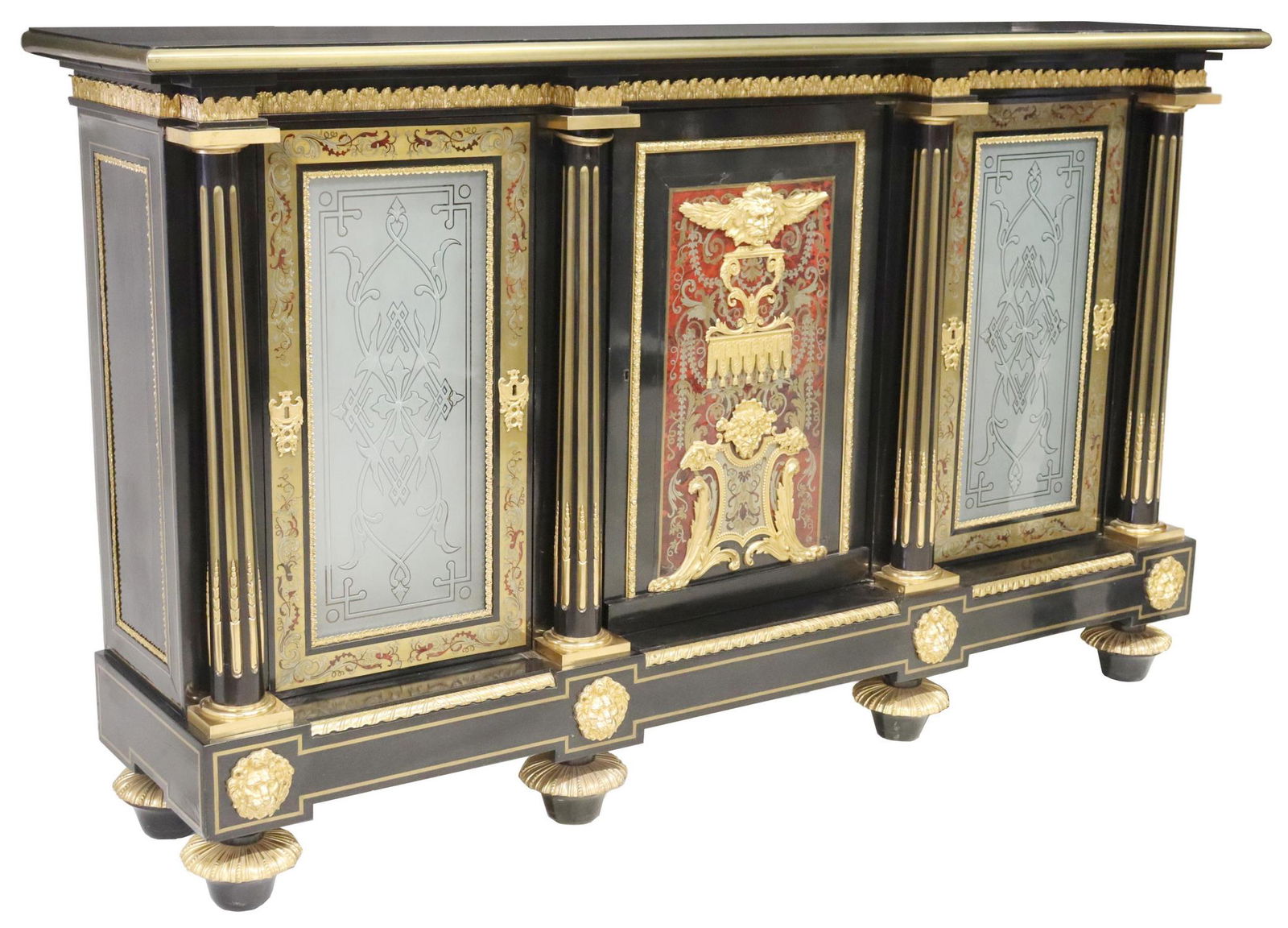 LOUIS XIV STYLE ORMOLU-MOUNTED SIDEBOARD (1 of 7)