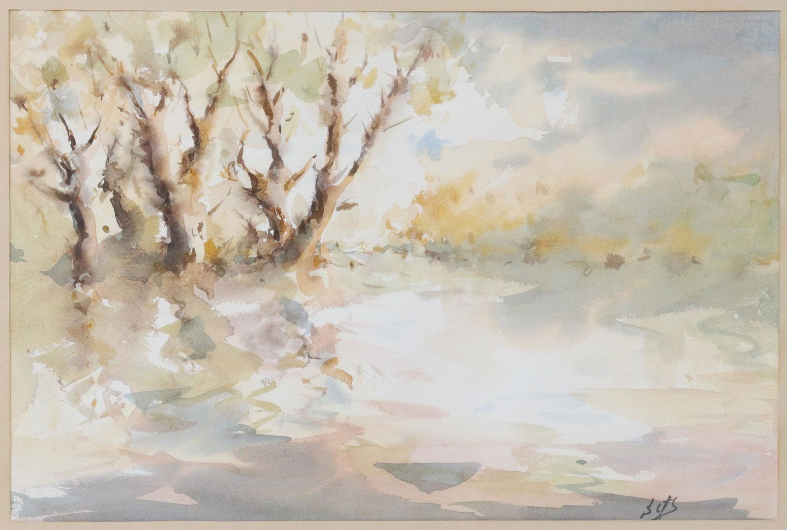 SALVADOR GUTIERREZ DE LA CONCHA (B1935) WATERCOLOR (1 of 5)