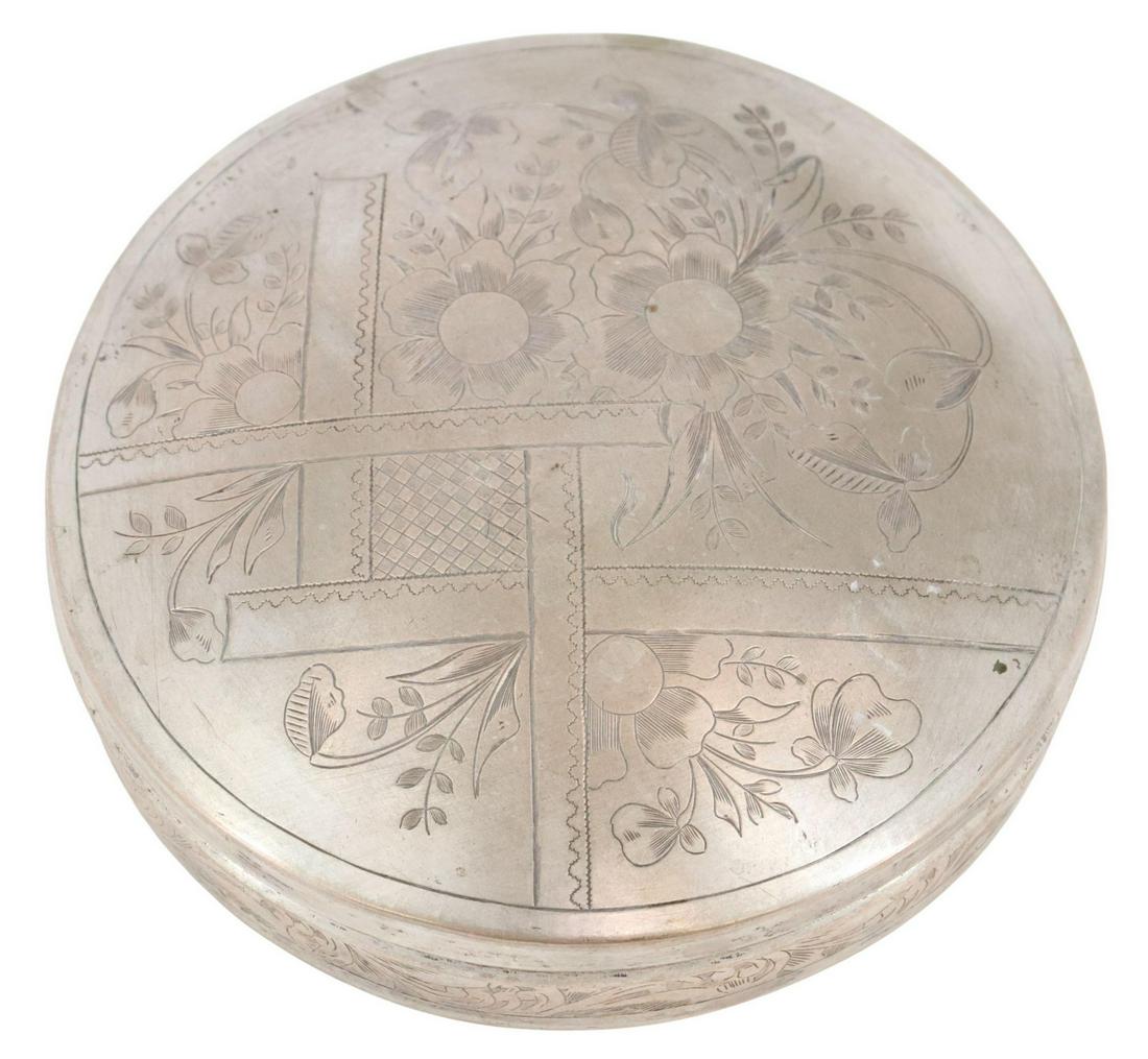 RUSSIAN 875 SILVER ROUND LIDDED BOX (1 of 6)