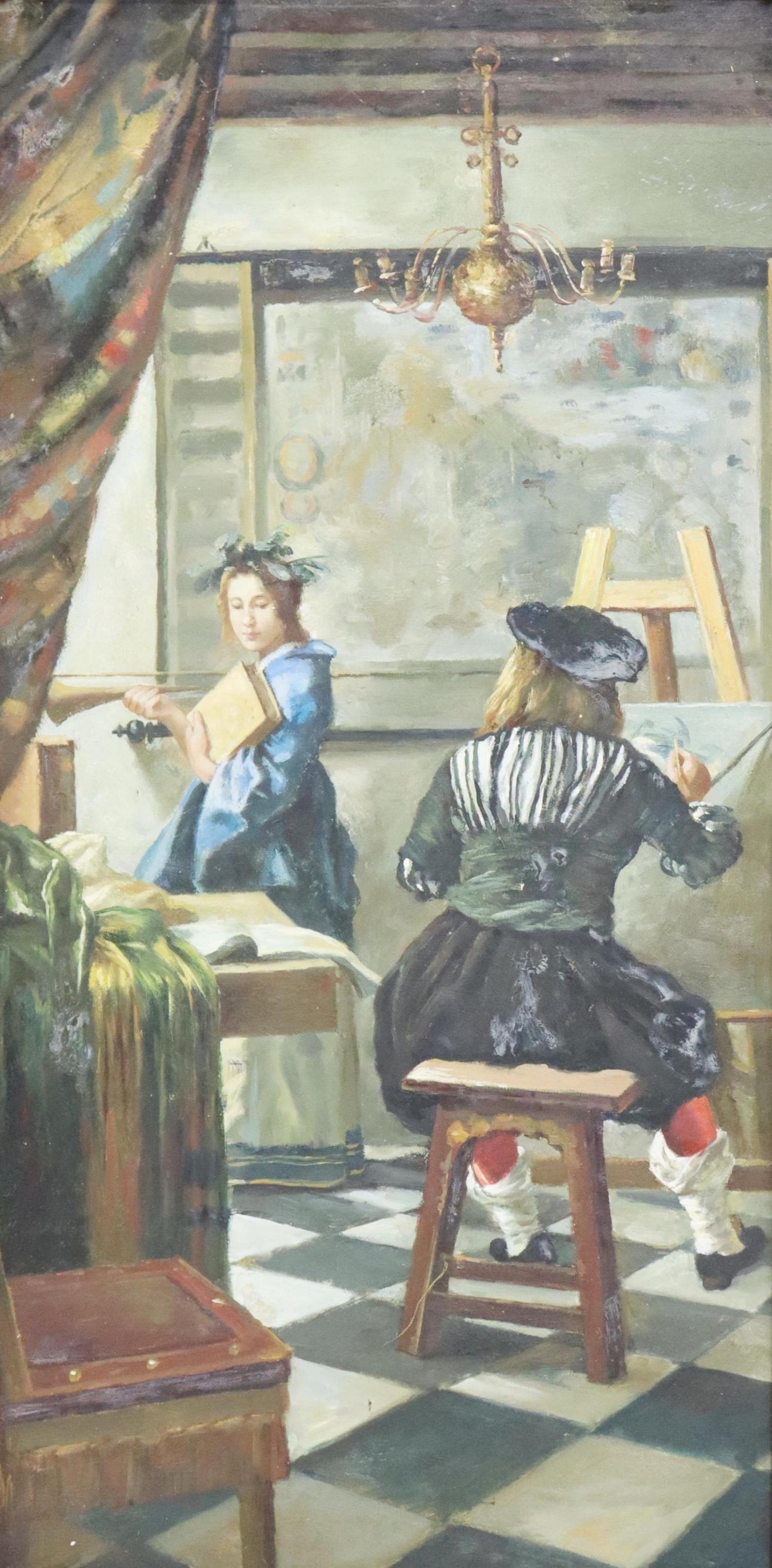 AFTER JOHANNES VERMEER THE ART OF PAINTING (1 of 3)