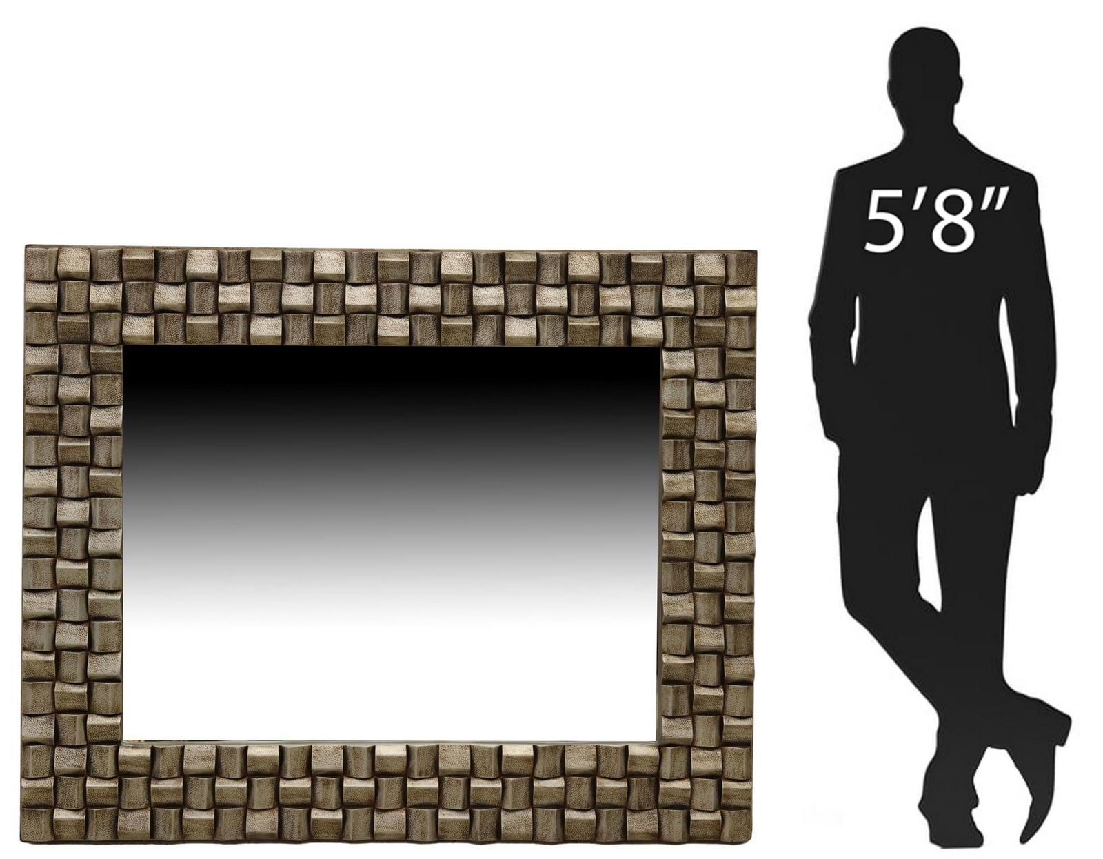 MOLDECOR CUSTOM CONTEMPORARY WALL MIRROR (1 of 4)