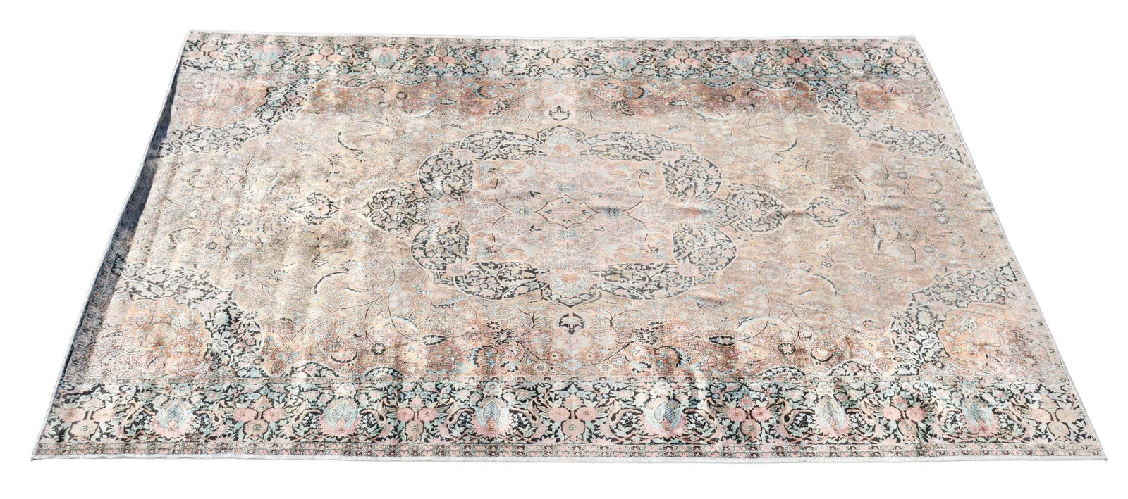LARGE MACHINE-WOVEN KASHMIR RUG 17'9.5" X 12'10.5" (1 of 3)