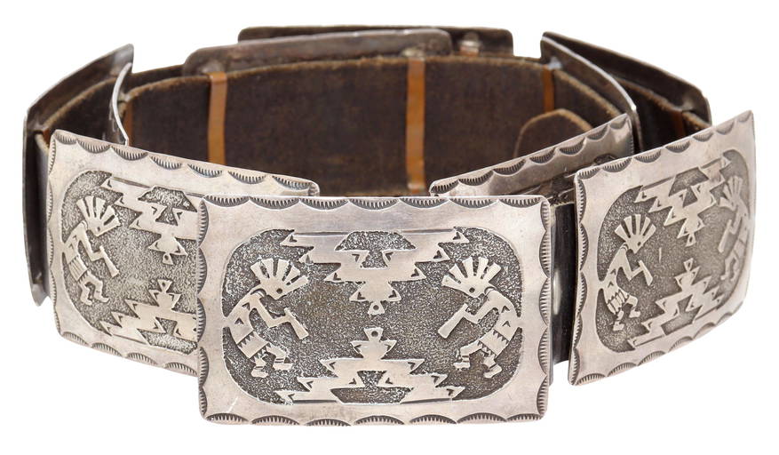 Beautiful Richard Begay Navajo Concho Belt Beautiful Richard Begay Navajo Concho Belt