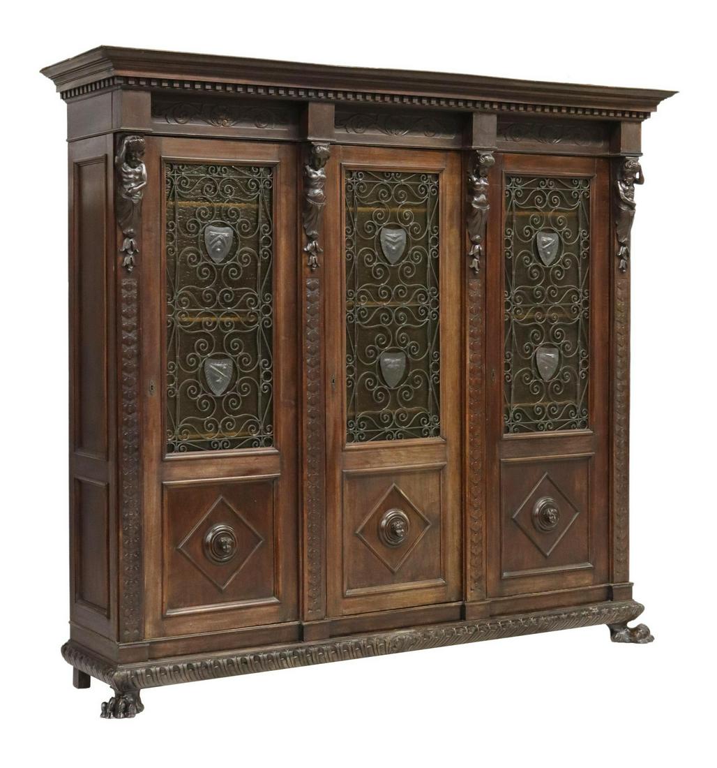 Wrought Iron Bookcases, Display Cases & Shelves for Sale at Auction