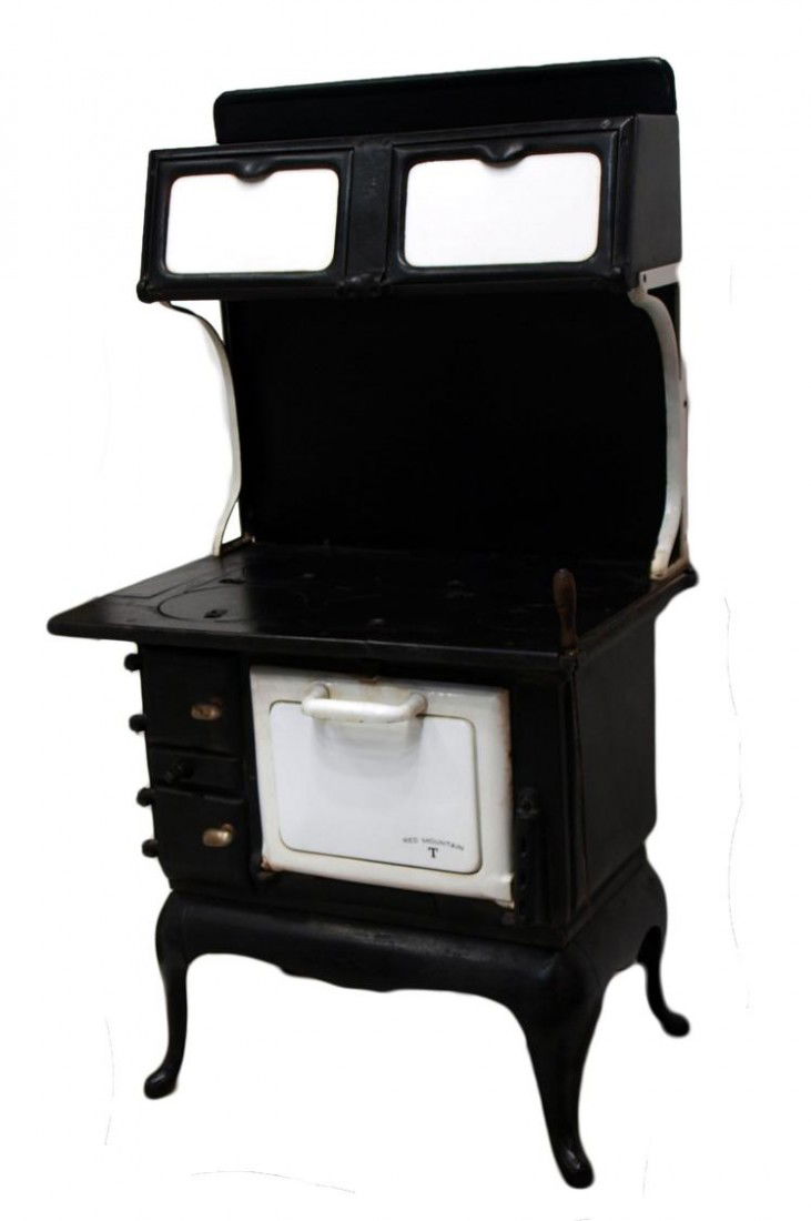 296 RED MOUNTAIN CAST IRON WOOD COOK STOVE