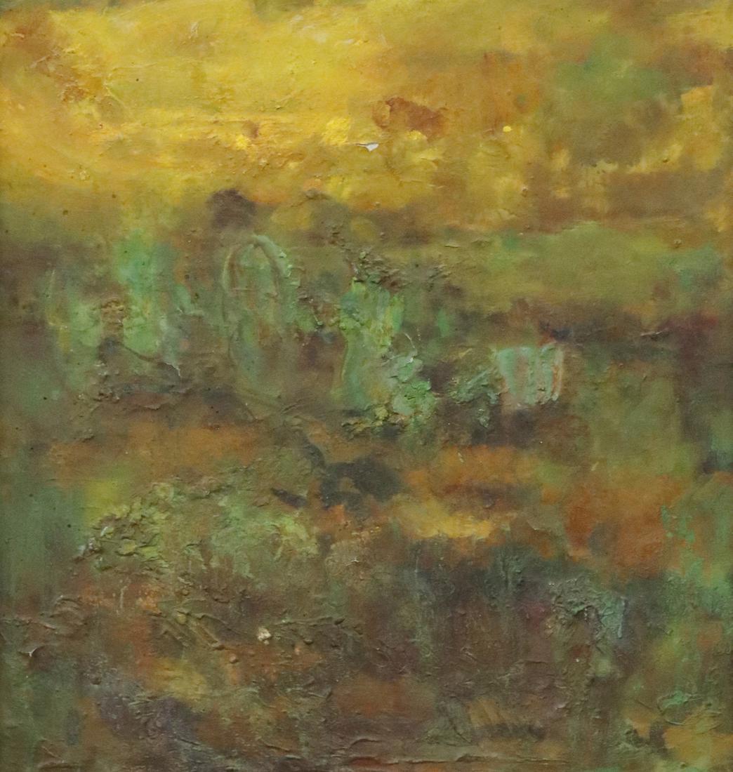 TIMOTHY MURPHY (20TH C.) ABSTRACT OIL PAINTING (1 of 4)