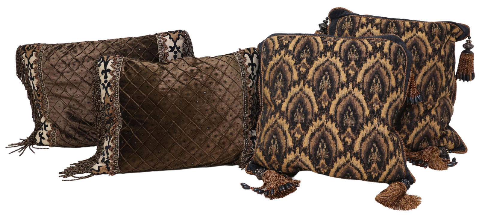 (4) HEMISPHERES 'ARABELLA' PATTERN DOWN PILLOWS (1 of 2)