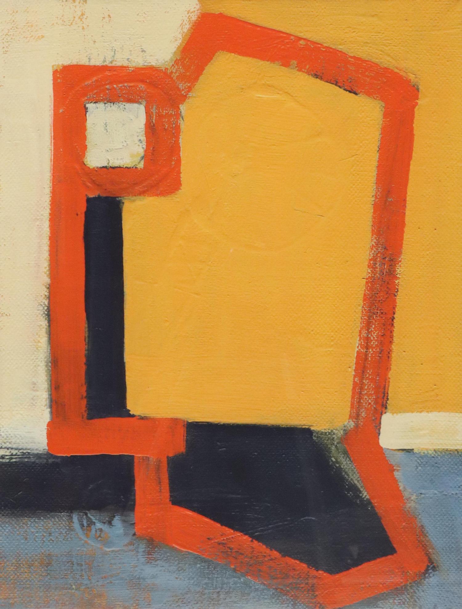 CONTEMPORARY FRAMED PRINT ABSTRACT COMPOSITION (1 of 3)