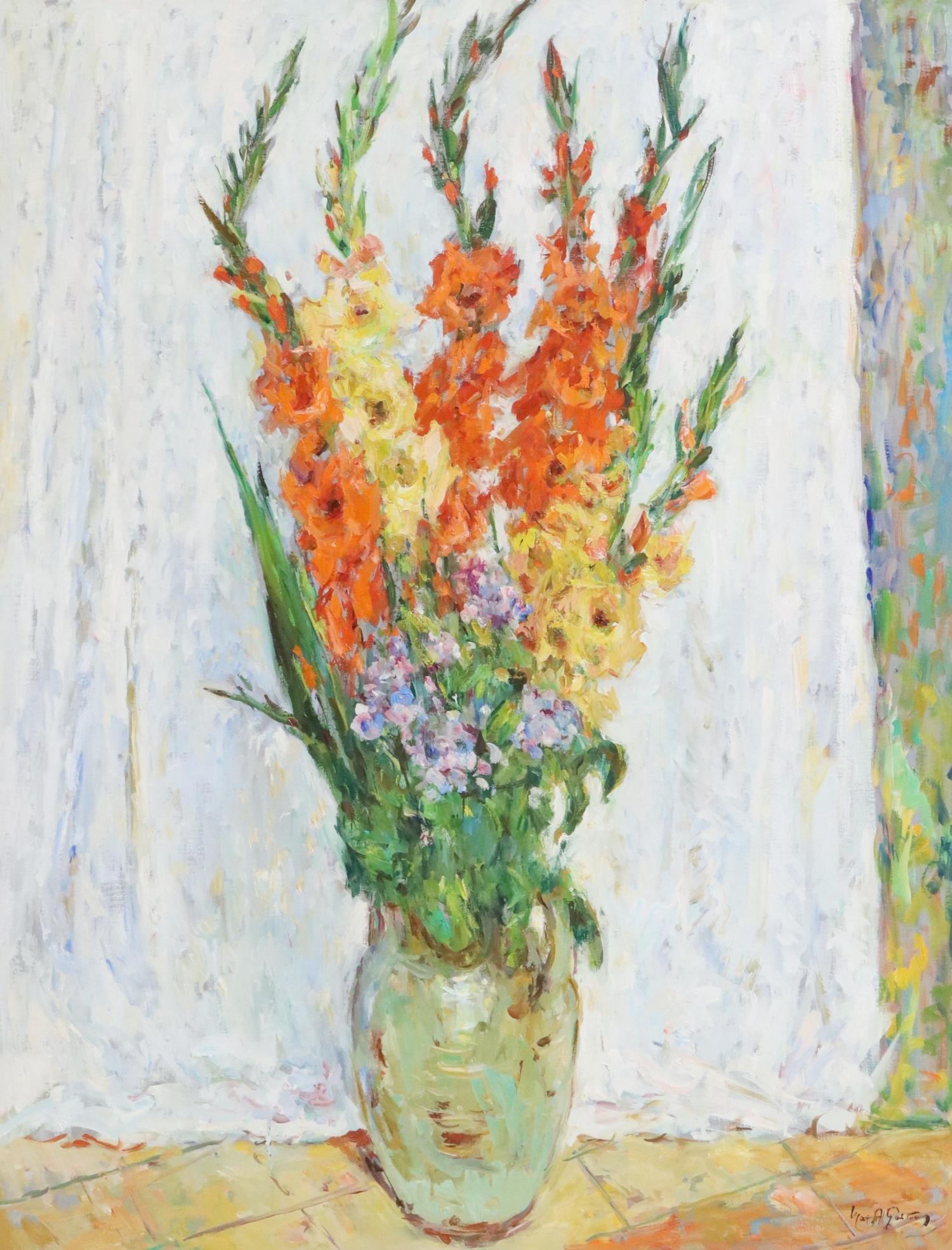 MAX MICHEL AGOSTINI (D.1997) BOUQUET OF GLADIOLUS (1 of 5)