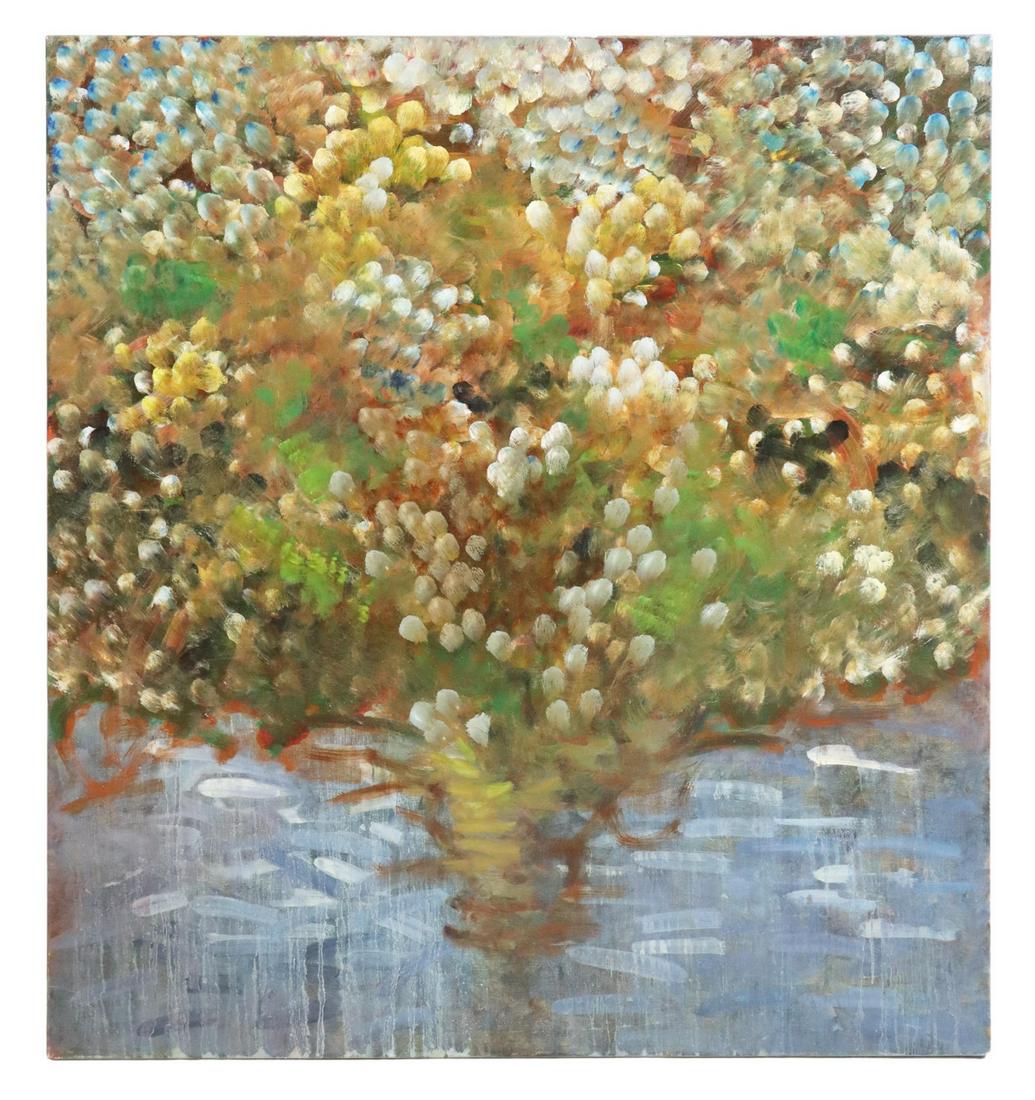 TIM MURPHY (20TH C.) CONTEMPORARY PAINTING 54"x50" (1 of 3)