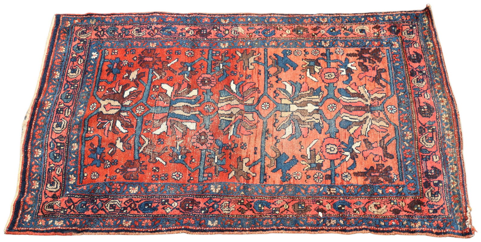 HAND-TIED PERSIAN HAMADAN RUG, 5'6" X 4' (1 of 4)