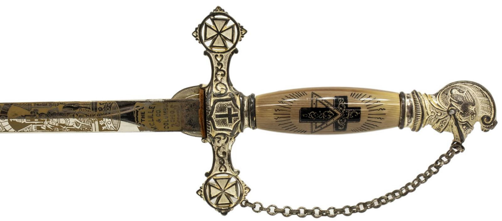 LILLEY MASONIC KNIGHTS TEMPLAR SWORD (1 of 7)