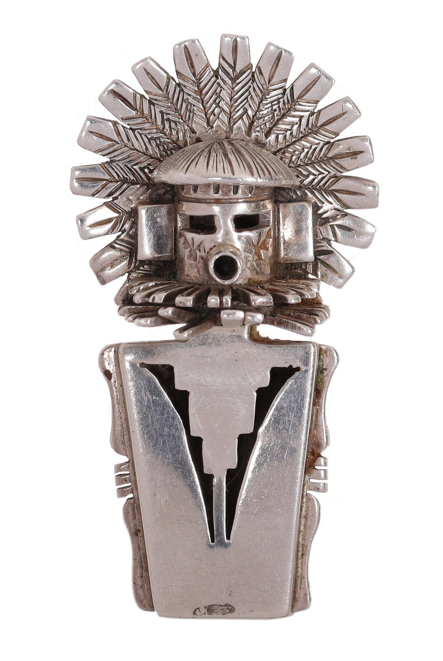 BENNIE RATION (B.1955) NAVAJO KACHINA PENDANT (1 of 2)