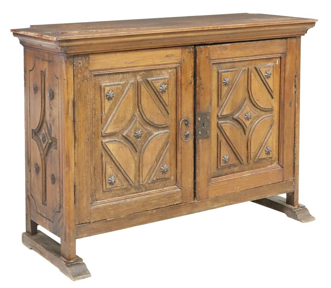 SPANISH BAROQUE STYLE TWO-DOOR CABINET (1 of 5)