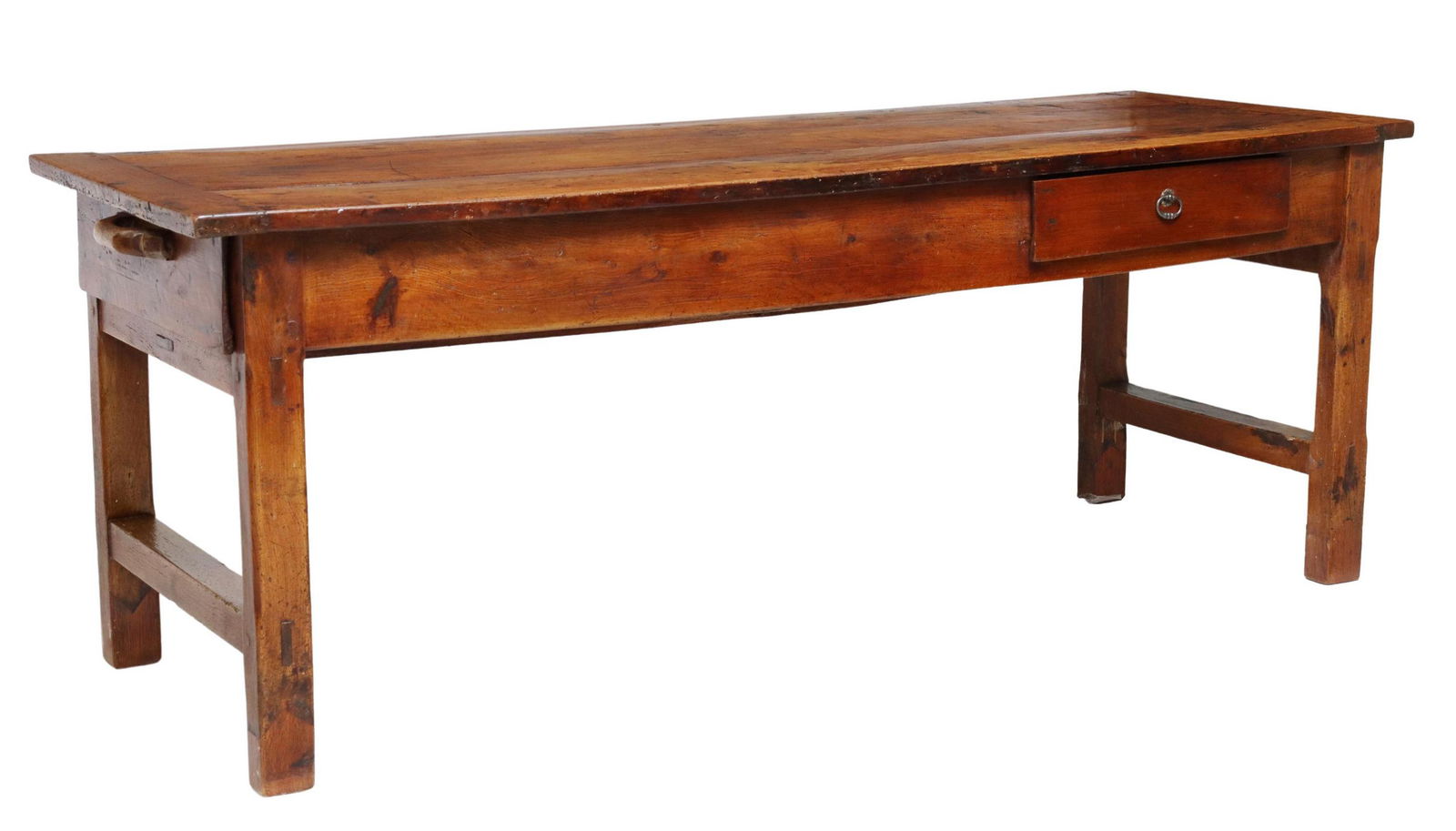 FRENCH PROVINCIAL FARMHOUSE TABLE, 81 5/8"L (1 of 5)
