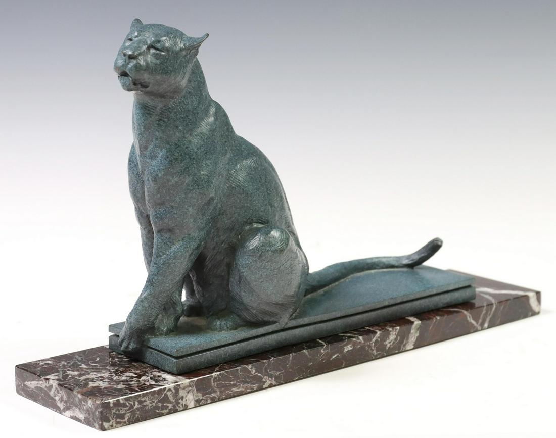DAN OSTERMILLER (B.1956) BRONZE MOUNTAIN LION (1 of 5)