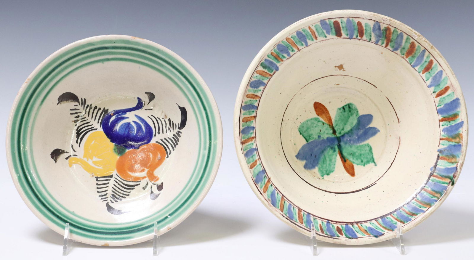 (2) TALAVERA POTTERY BOWLS, GUANAJUATO, MEXICO (1 of 6)