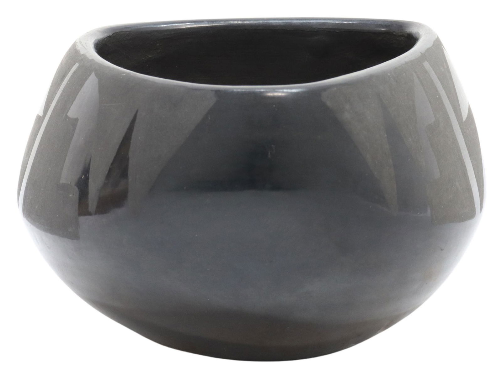 CLARA SUAZO SANTA CLARA BLACKWARE POTTERY BOWL (1 of 6)
