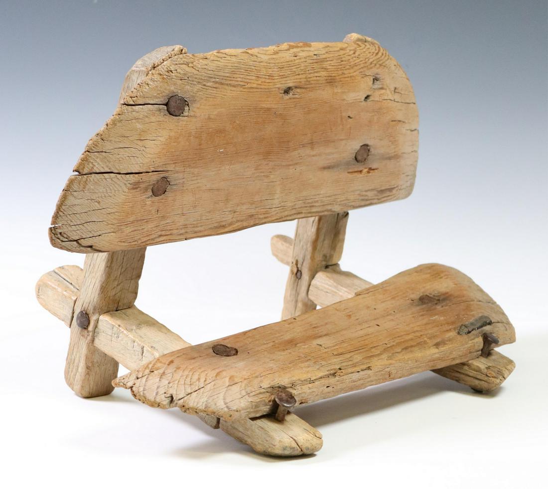 RUSTIC WOOD MULE PACK SAWBUCK SADDLE (1 of 4)