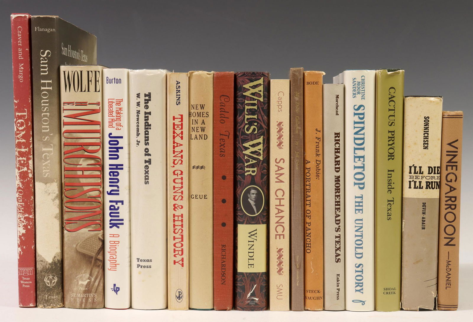 (17) BOOKS: TEXANA HISTORY SUBJECTS, 7 SIGNED (1 of 9)