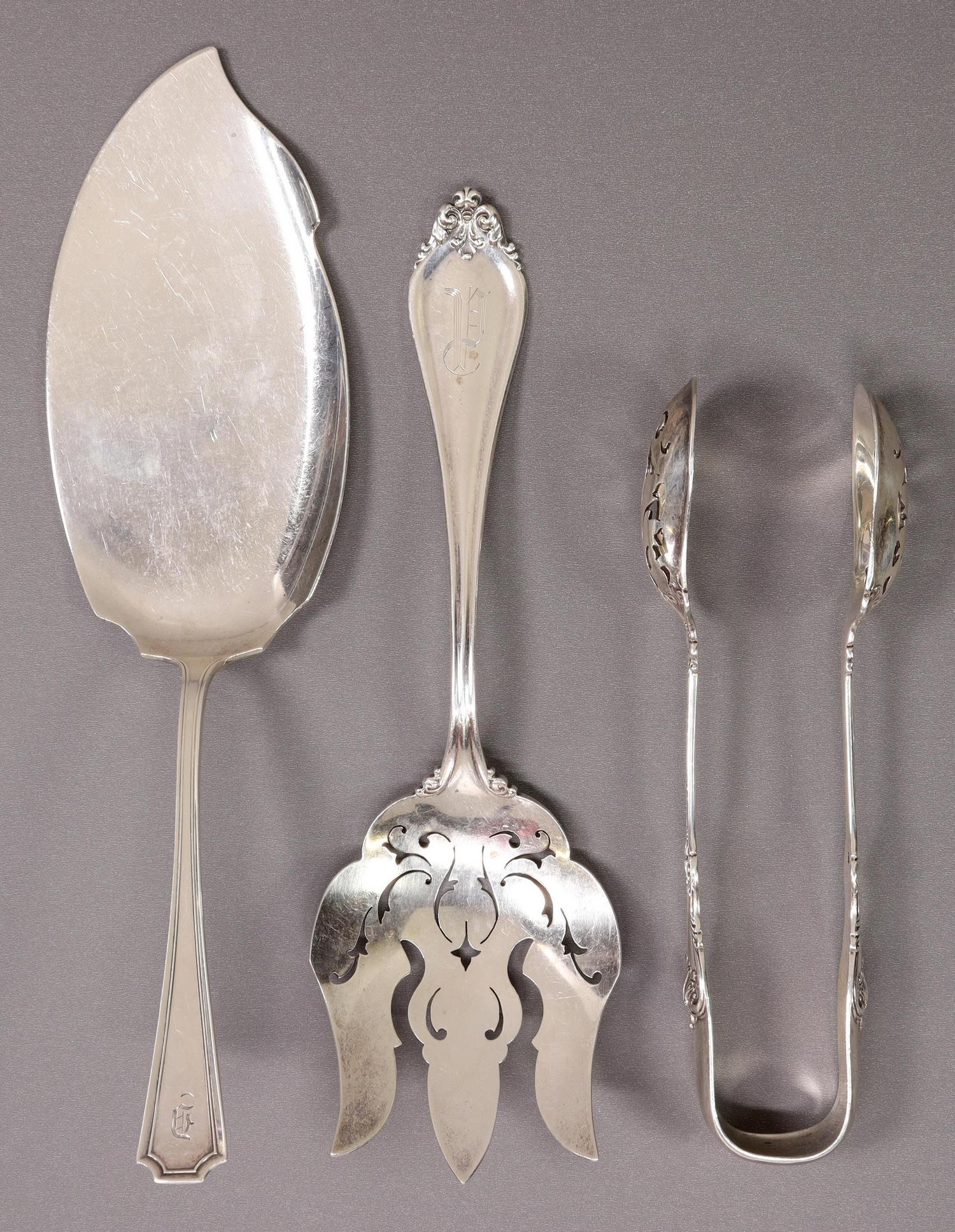 (3) AMERICAN STERLING SERVING FLATWARE, FISH SLICE (1 of 6)