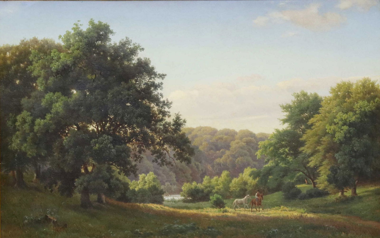 ANDERS CHRISTIAN LUNDE (1809-1886) LANDSCAPE (1 of 4)