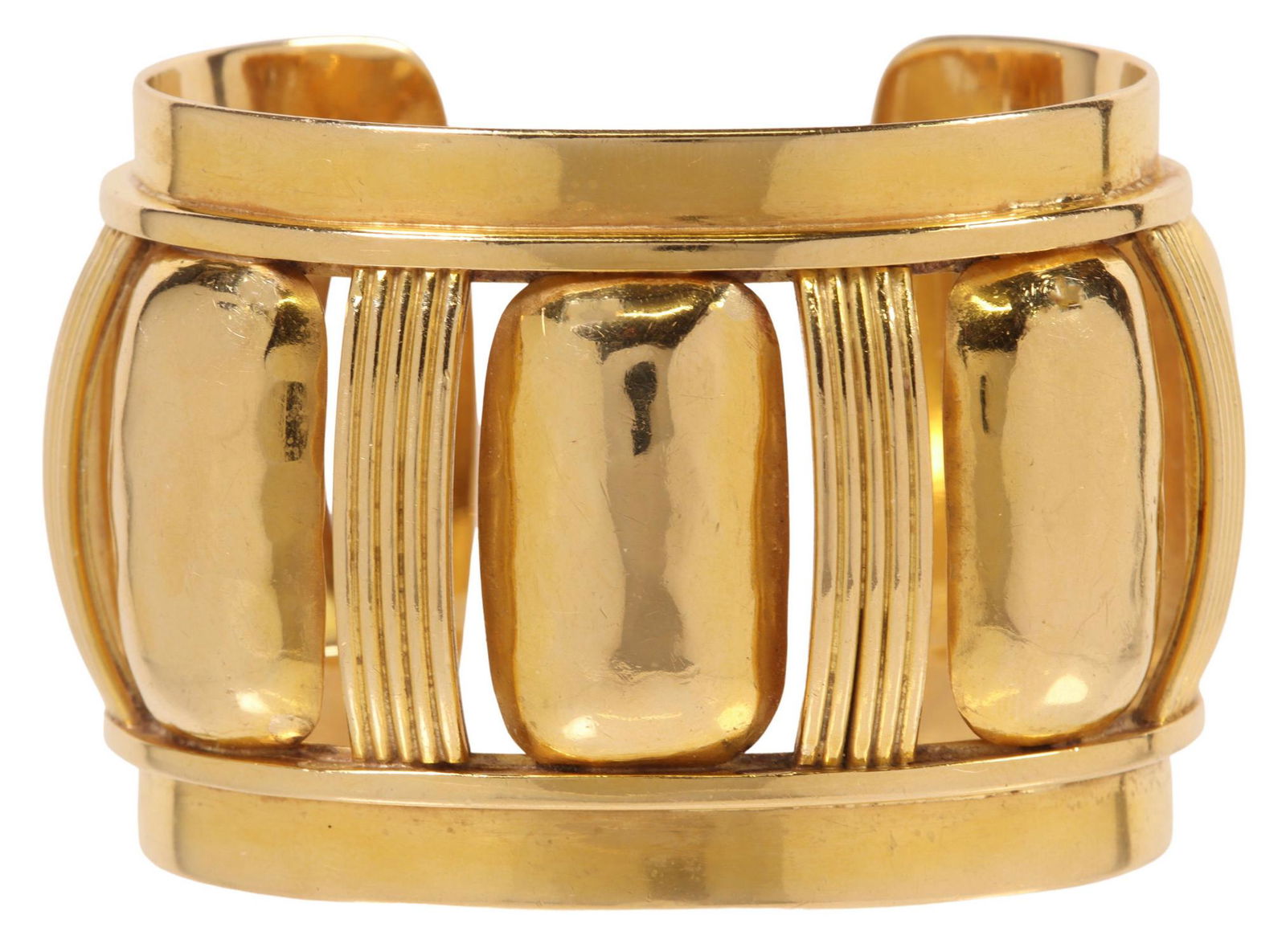 FRANK PATANIA, JR. (B.1932) 18KT YELLOW GOLD CUFF (1 of 5)