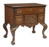 GEORGIAN STYLE CARVED MAHOGANY LOWBOY