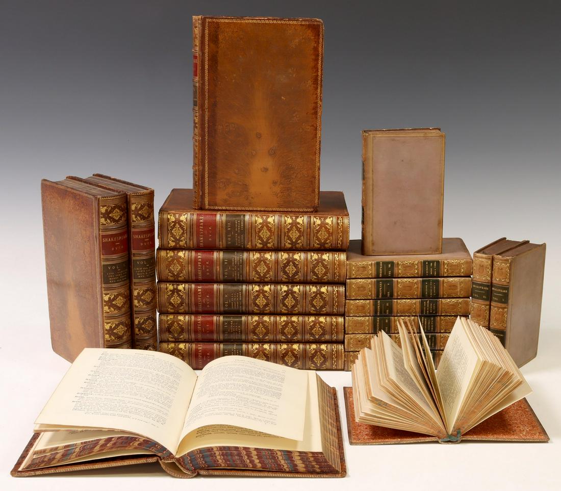 19 VOL) BOOKS: WORKS OF WILLIAM SHAKESPEARE, 19THC (1 of 10)