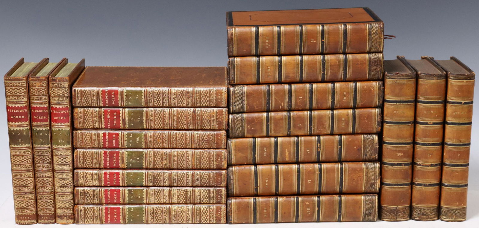 (20) BOOKS: WORKS OF HUME & FIELDING, 18TH C. (1 of 6)
