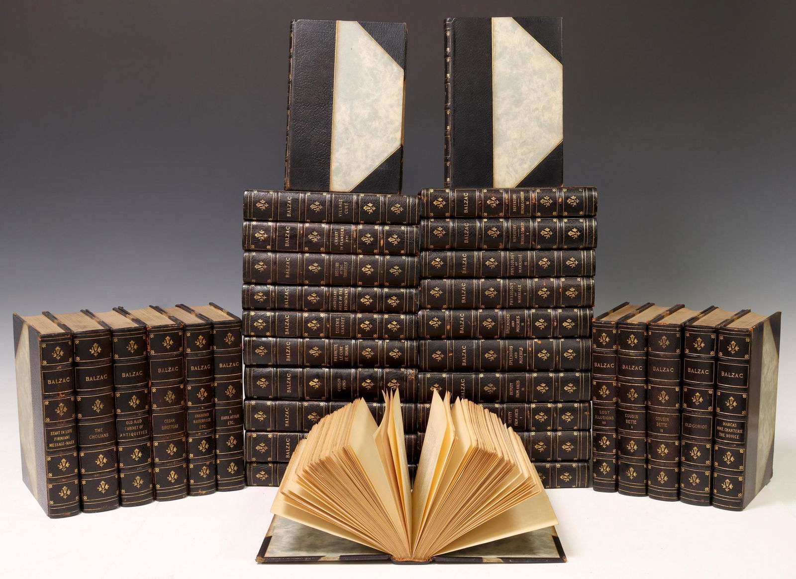 (34) BOOKS: VARIOUS TITLES BY HONORE BALZAC, 19THC (1 of 10)