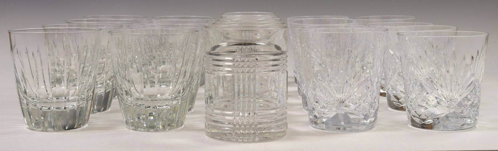 (21) CRYSTAL OLD FASHIONED GLASSES, ROGASKA, BLOCK (1 of 5)