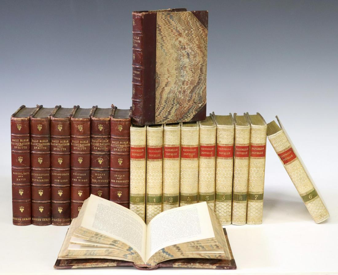 (17) SHELF BOOKS, ITALIAN NOVELS & BIBLE DRAWINGS (1 of 8)