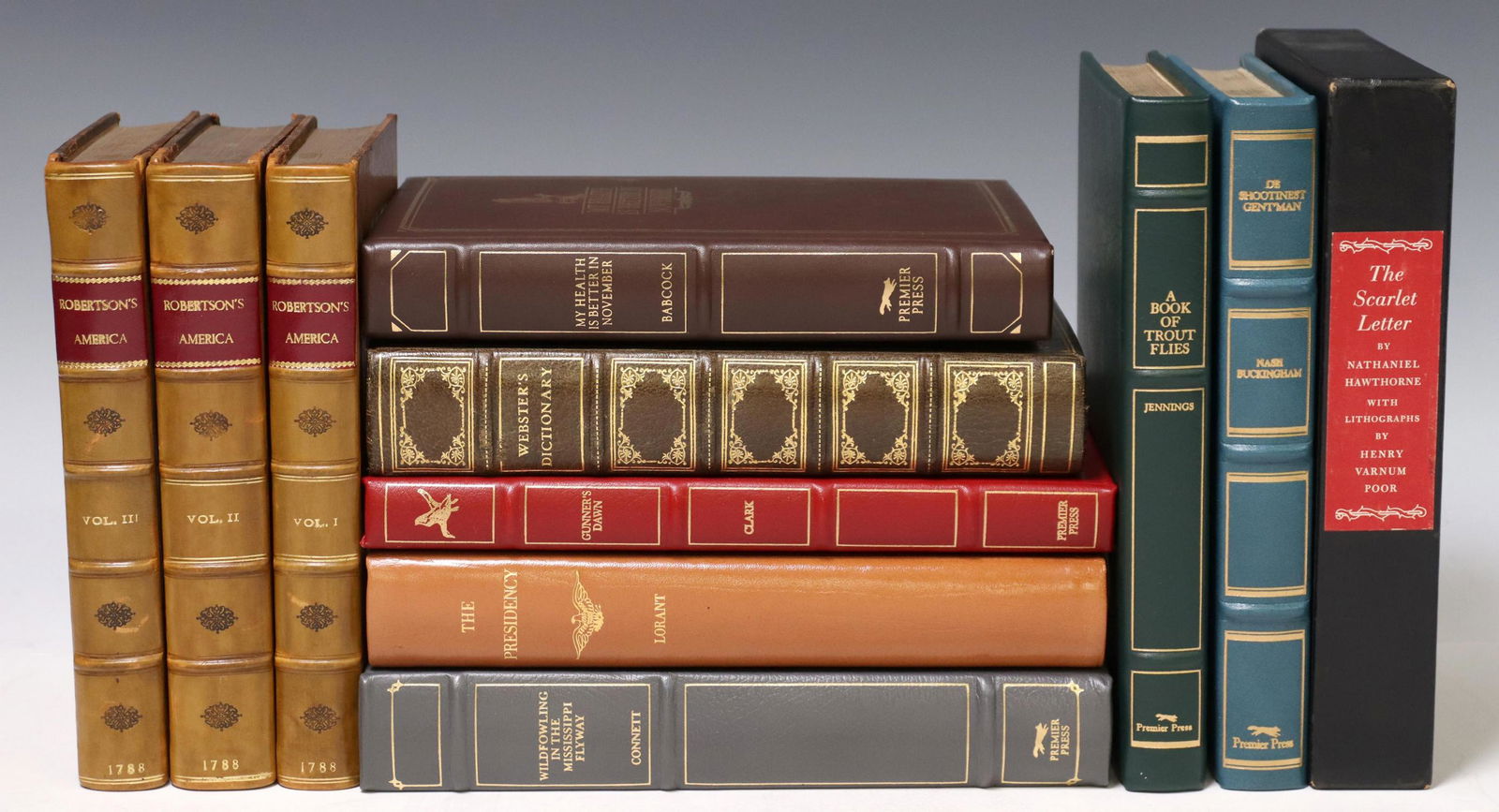 (11) BOOKS: ROBERTSON 'HISTORY OF AMERICA' & OTHER (1 of 7)