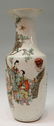 530: LARGE CHINESE QING ENAMELED PORCELAIN VASE - 4