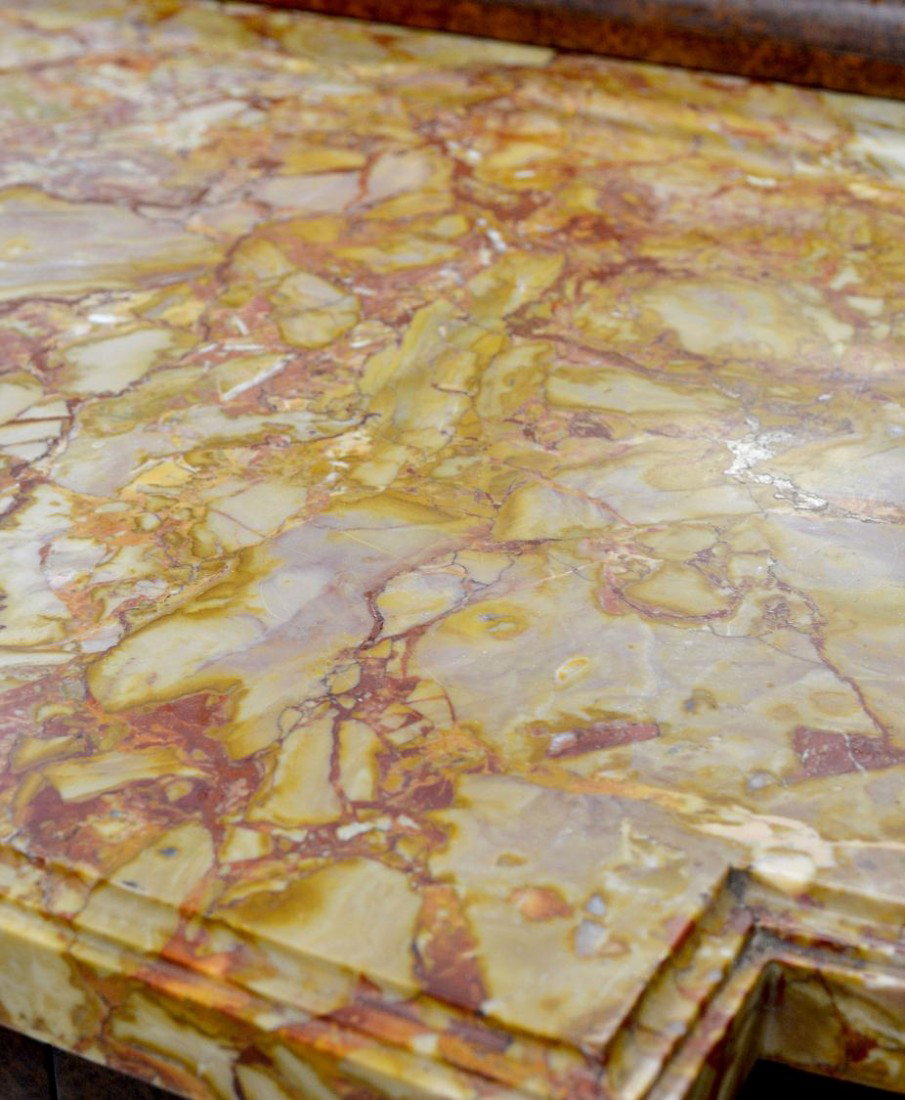 FRENCH DISPLAY SERVER, MARBLE COLUMNS, ORMOLU - 6