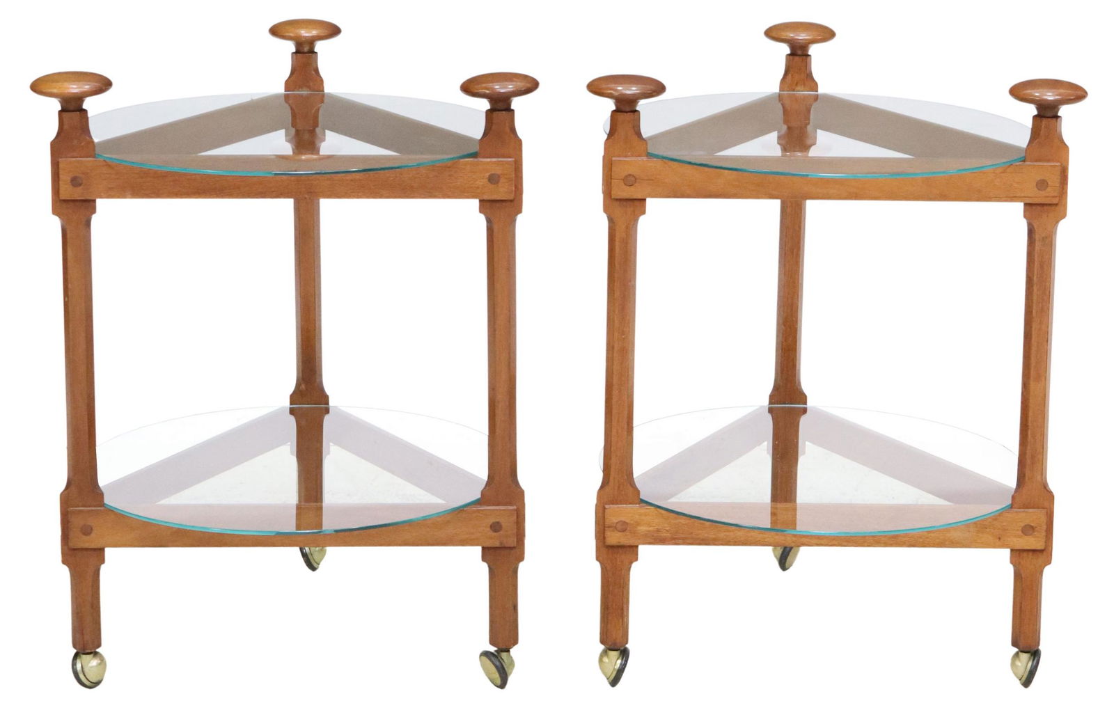 (2) ITALIAN MID-CENTURY MODERN SIDE TABLES (1 of 3)