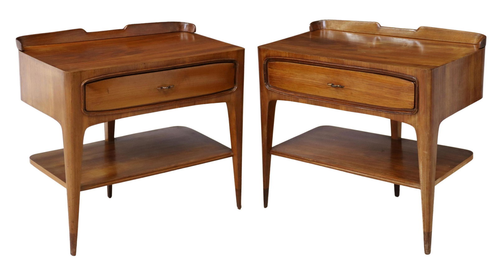 (2) Midcentury Modern Bedside Auction