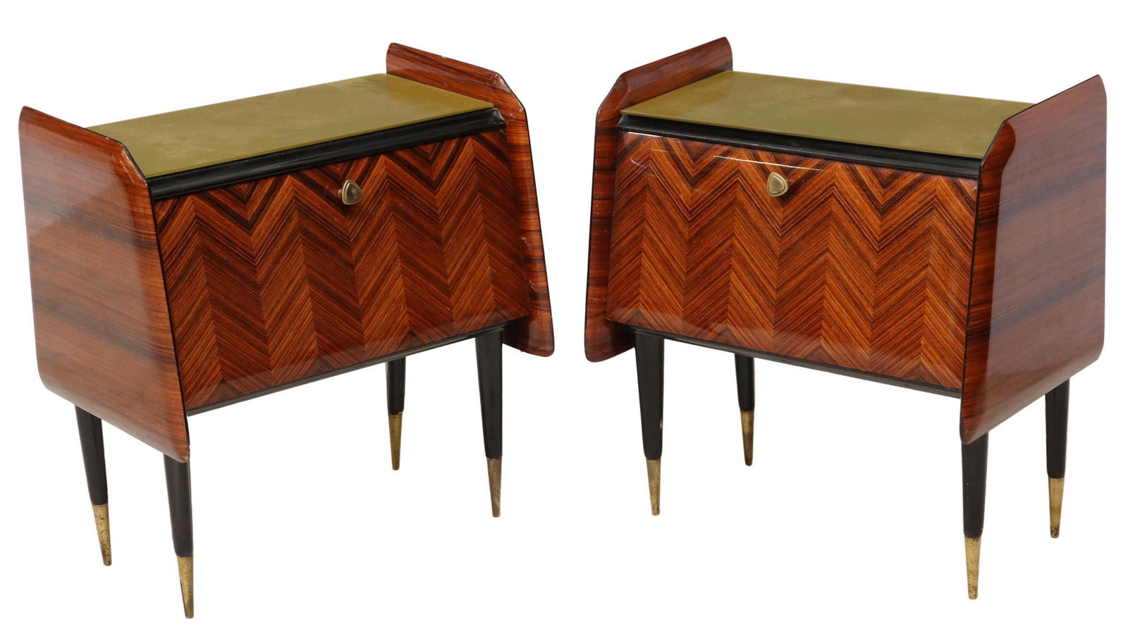 (2) ITALIAN MID-CENTURY MODERN NIGHTSTANDS (1 of 5)
