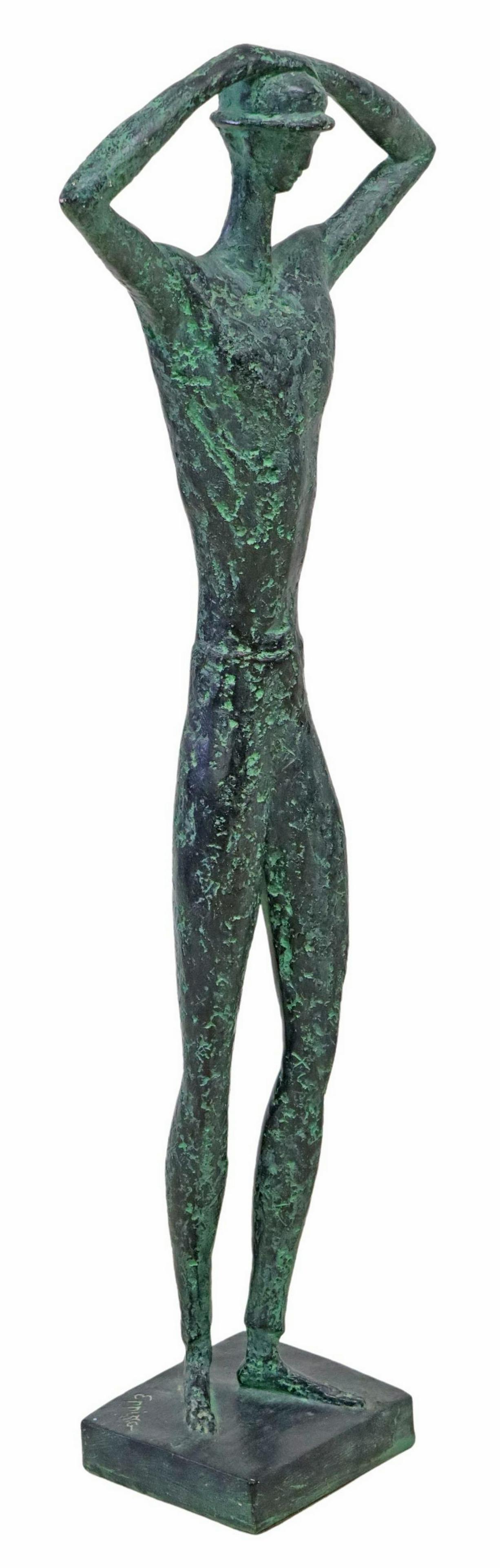 AFTER FRANC EPPING (D.1983) PLASTER 'MAN WITH HAT' (1 of 5)