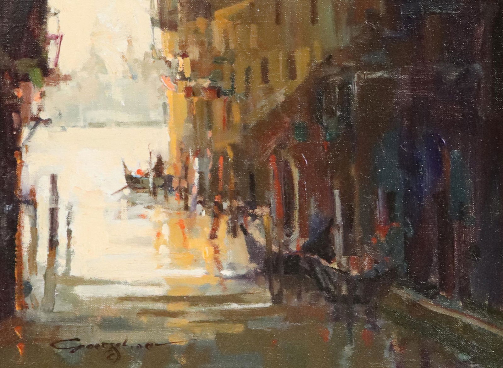 TED GOERSCHNER (1933-2012) UNDER THE BRIDGE VENICE (1 of 4)