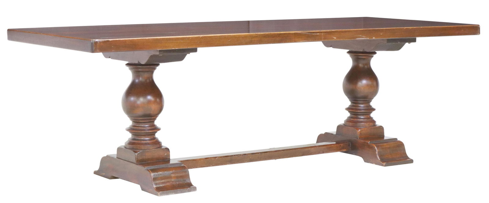 FRENCH MONASTERY TRESTLE TABLE, 94.75"L (1 of 4)